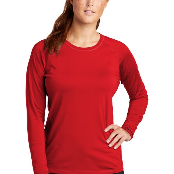 UPF Ladies Long Sleeve Rashguard Tee Thumbnail