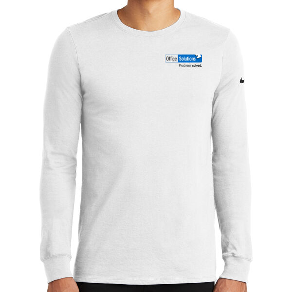 Dri FIT Cotton/Poly Long Sleeve Tee Thumbnail
