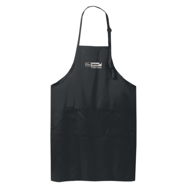 Easy Care Extra Long Bib Apron with Stain Release Thumbnail
