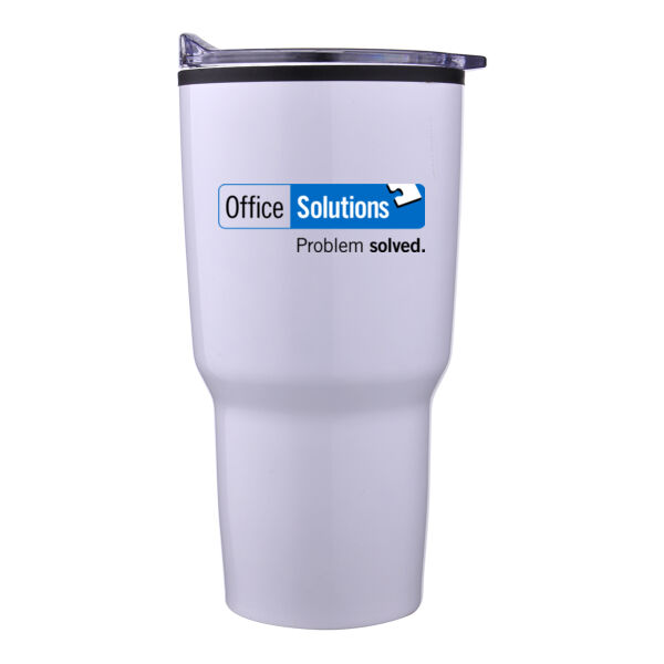 30 oz. Curved Body Tumbler W/ Lid Thumbnail